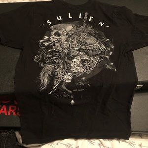Black Sullen Skull rider shirt